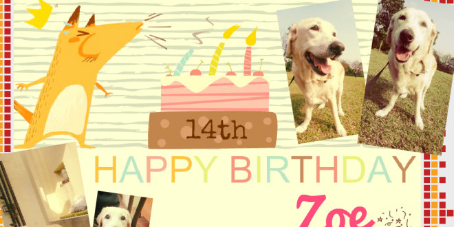 Zoe 14歲生日快樂！